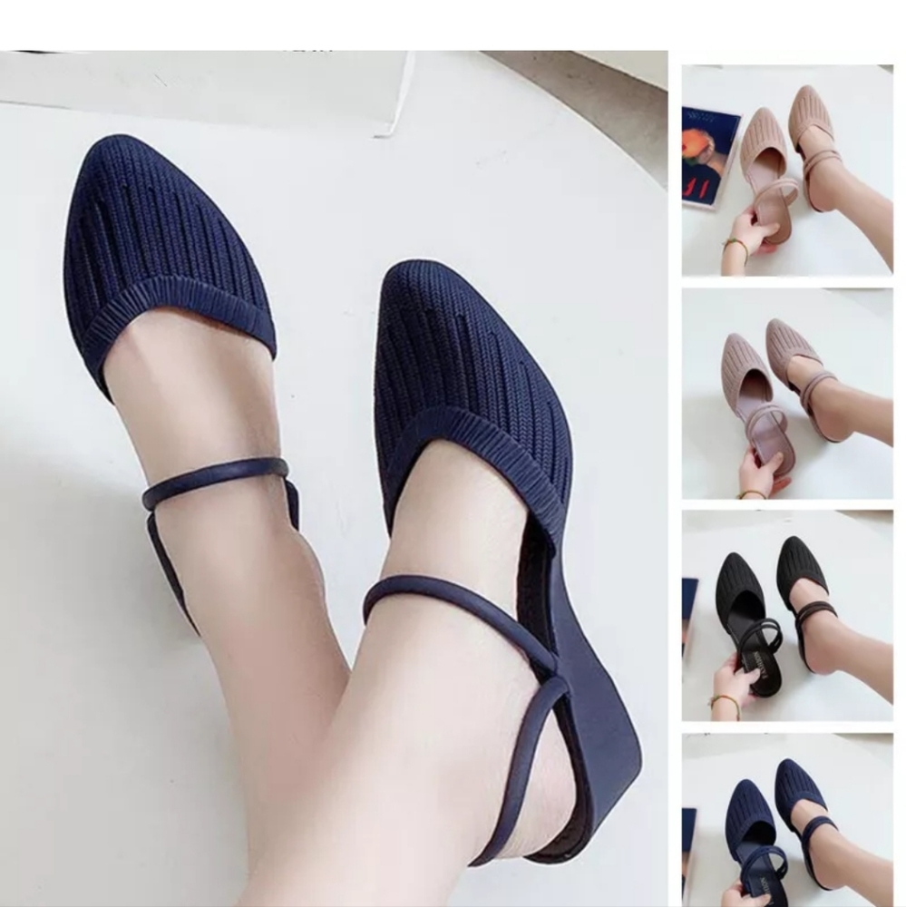 Women's Wedge Heel Slip On Dressy Shoes